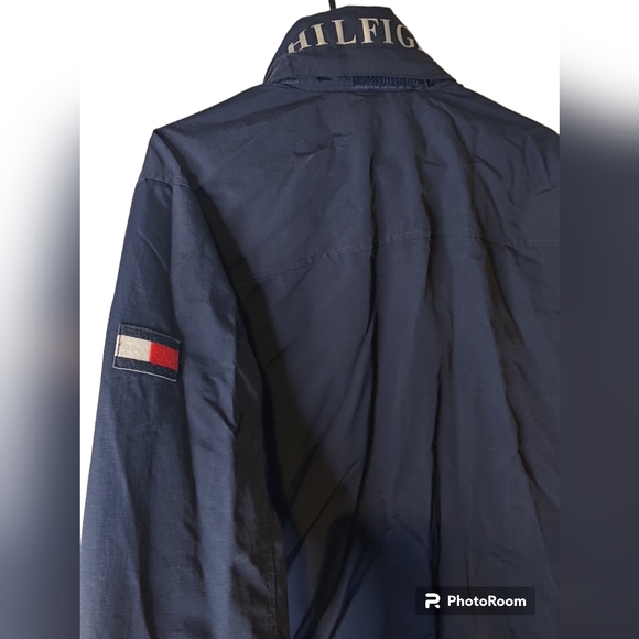 Tommy Hilfiger Navy Blue Jacket Size Large - Picture 4 of 6